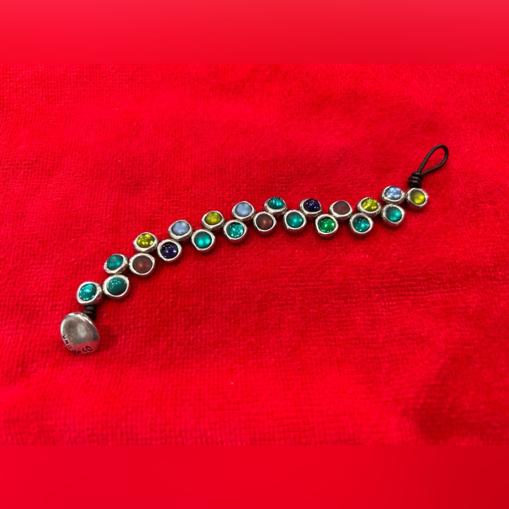 UNO de 50 Californication Multi-colored Murano Glass Bracelet - Picture 4 of 9